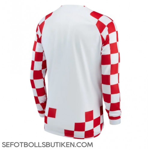 Kroatien Replika Hemma matchkläder VM 2022 Långa ärmar